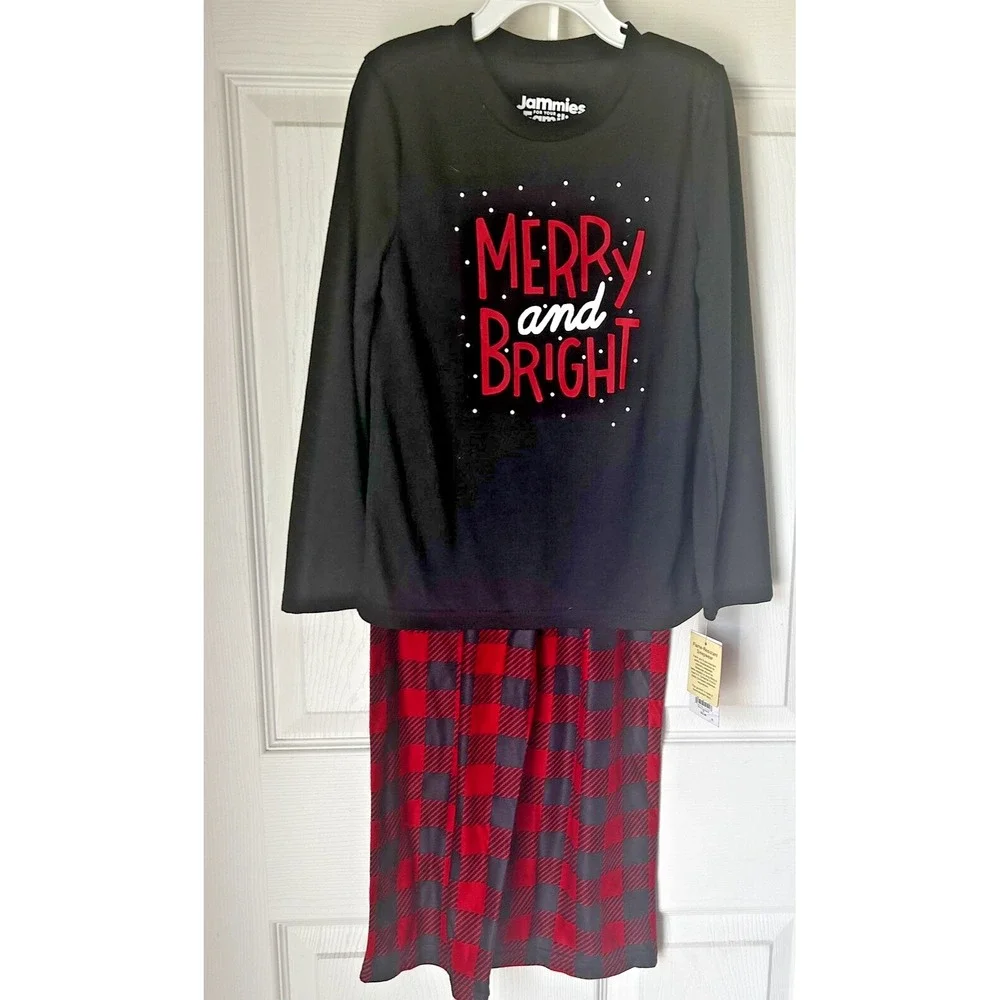 Christmas‎ Pajamas Kid Unisex S 6/7 Holiday Jammies For Your Families New! Bx0